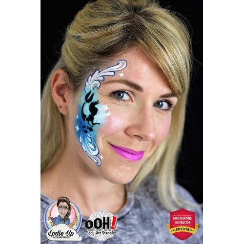 Ooh Body Art Stencil Flip Mermaid Swim (MERMAID SWIM C13)